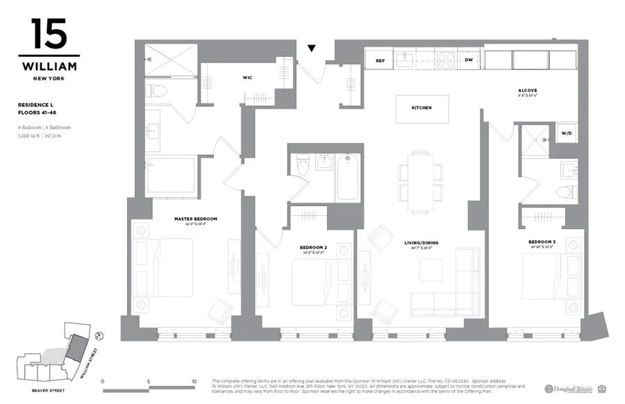 Unit for sale at 15 William Street, Manhattan, NY 10005