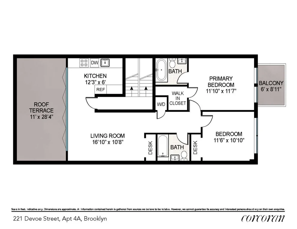 Unit for sale at 221 DEVOE Street, Brooklyn, NY 11211