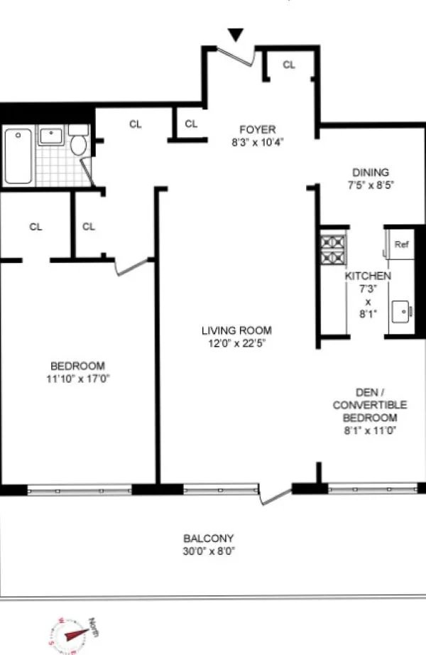 Unit for sale at 370 OCEAN Parkway, Brooklyn, NY 11218