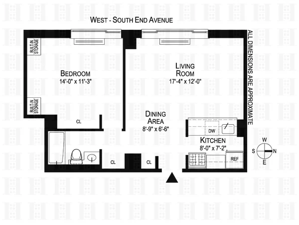 Unit for sale at 250 S End Avenue, Manhattan, NY 10280