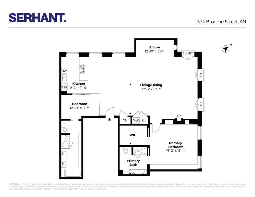 Unit for sale at 374 BROOME Street, Manhattan, NY 10013