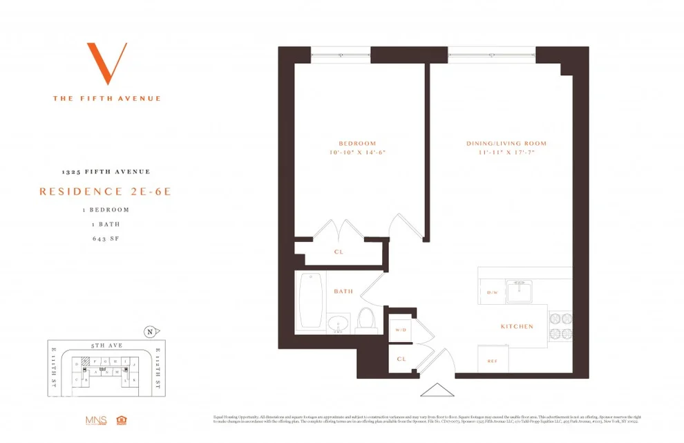 Unit for sale at 1325 5th Avenue, Manhattan, NY 10029