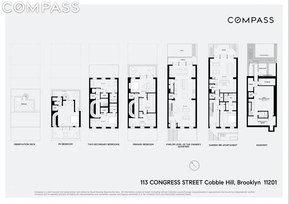 Unit for sale at 113 Congress Street, Brooklyn, NY 11201