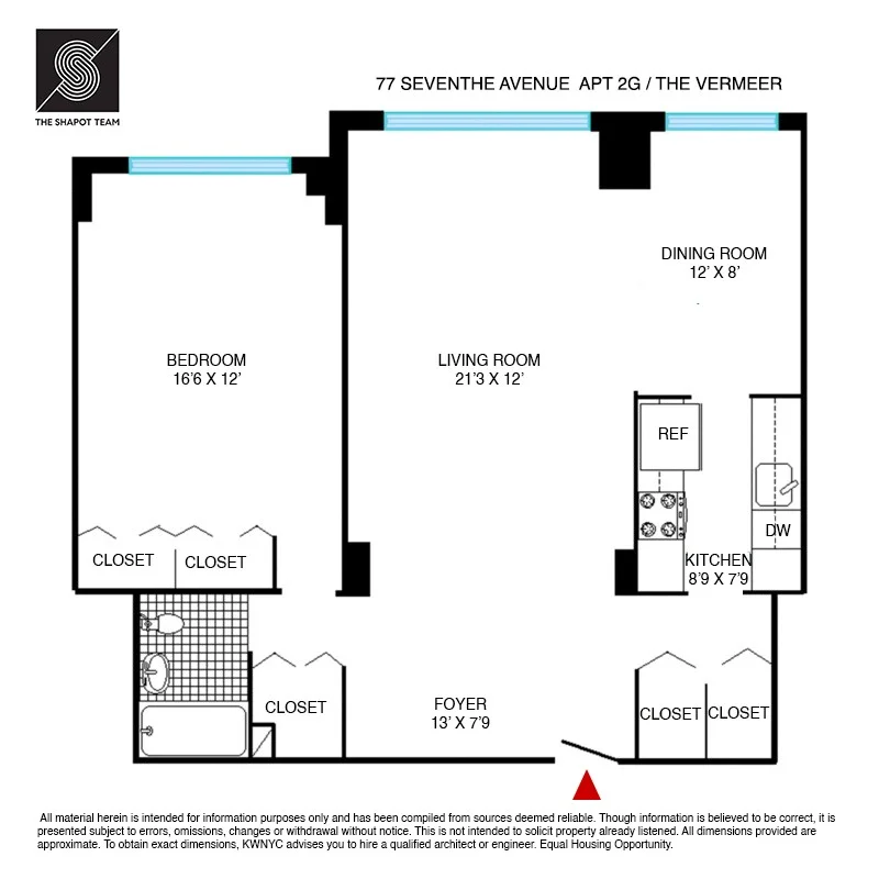 Unit for sale at 77 7th Avenue, Manhattan, NY 10011