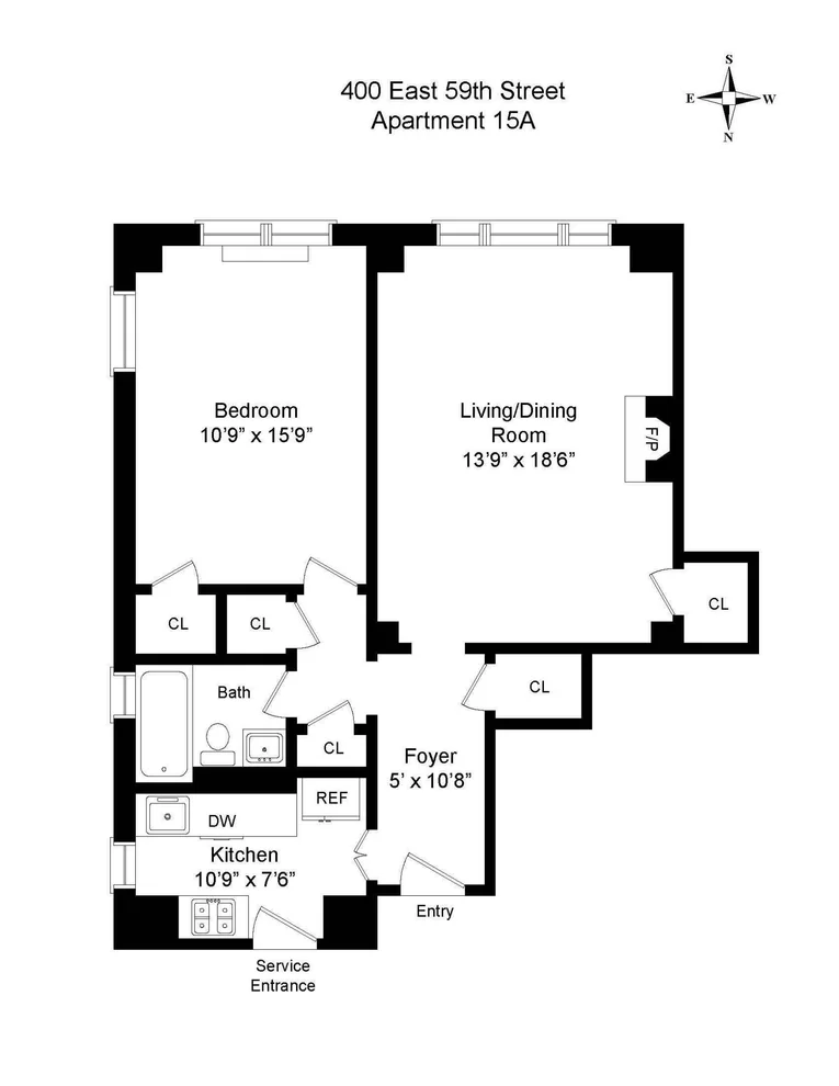 Unit for sale at 400 E 59TH Street, Manhattan, NY 10022