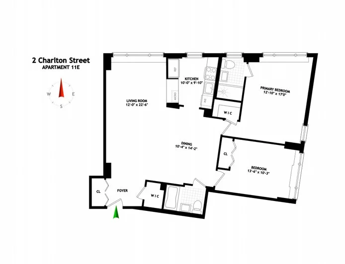 Unit for sale at 2 CHARLTON Street, Manhattan, NY 10013