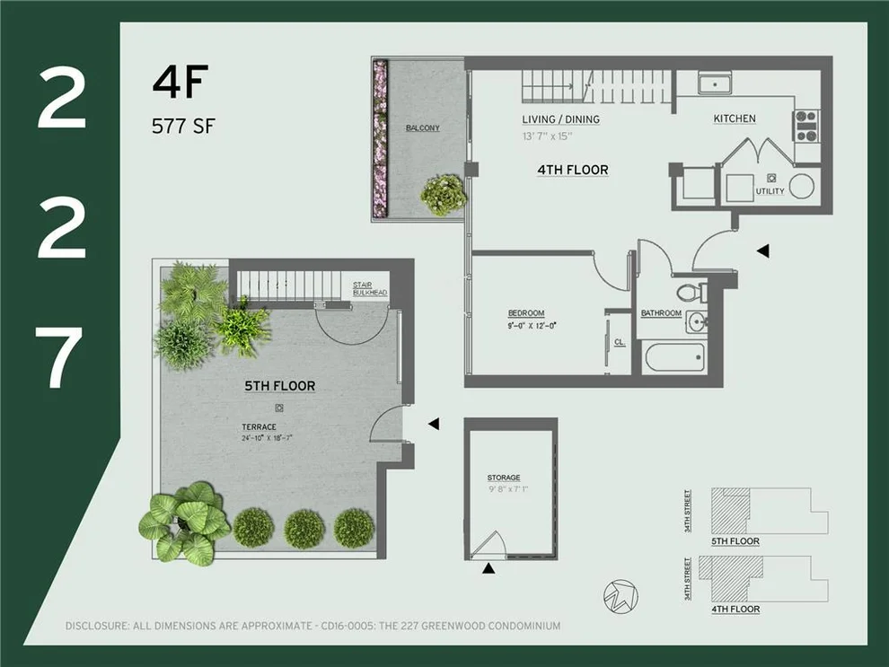 Unit for sale at 227 34th Street, Brooklyn, NY 11232