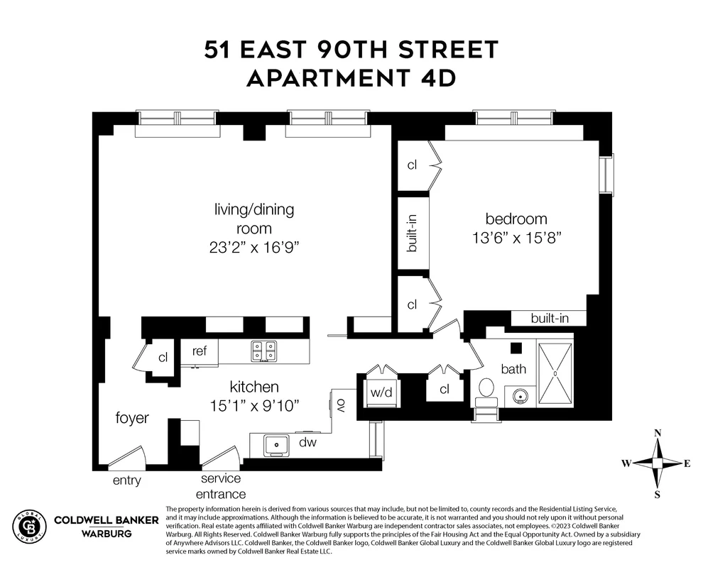 Unit for sale at 51 E 90th Street, Manhattan, NY 10128
