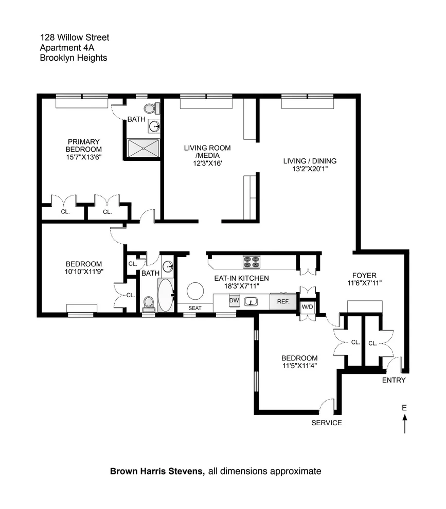 Unit for sale at 128 WILLOW Street, Brooklyn, NY 11201