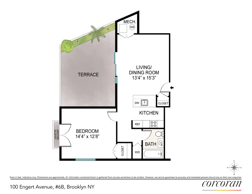Unit for sale at 100 ENGERT Avenue, Brooklyn, NY 11222
