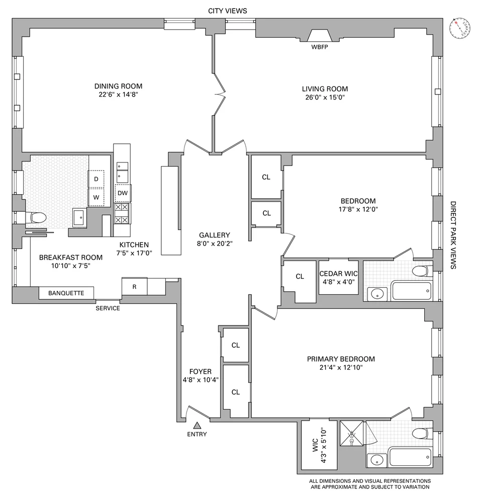 Unit for sale at 35 Prospect Park W, Brooklyn, NY 11215
