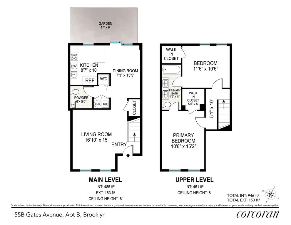 Unit for sale at 155B Gates Avenue, Brooklyn, NY 11238