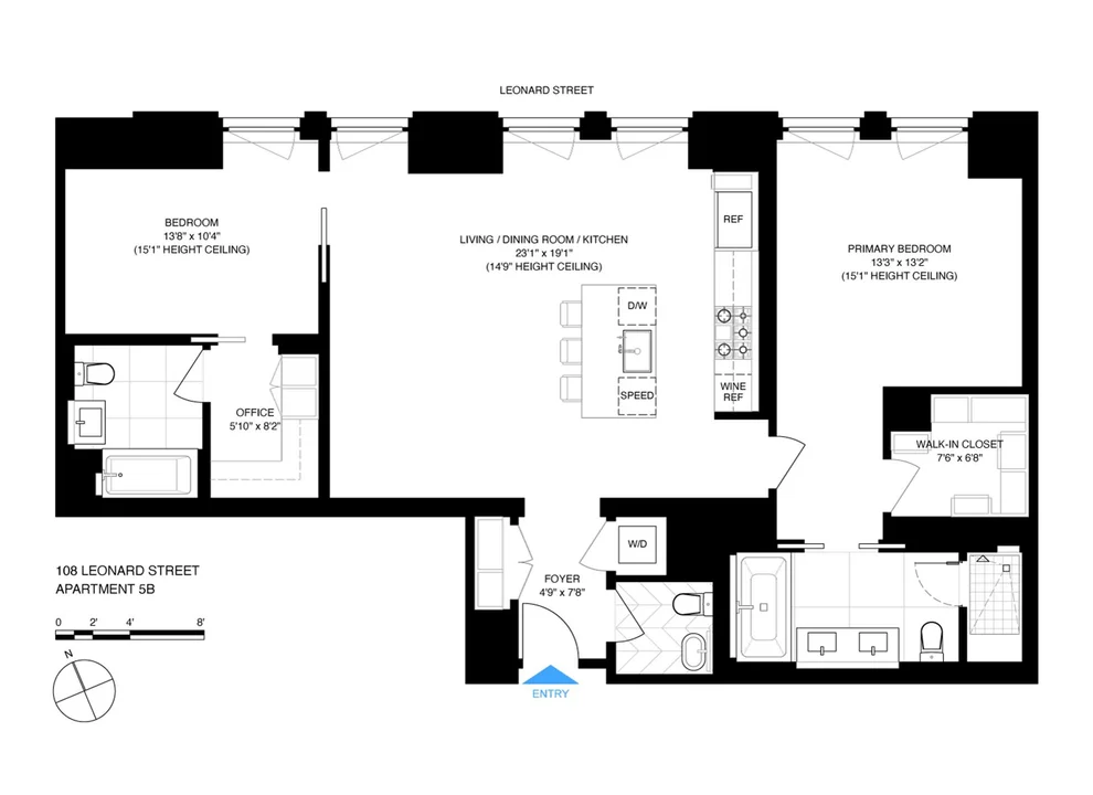 Unit for sale at 108 LEONARD Street, Manhattan, NY 10013