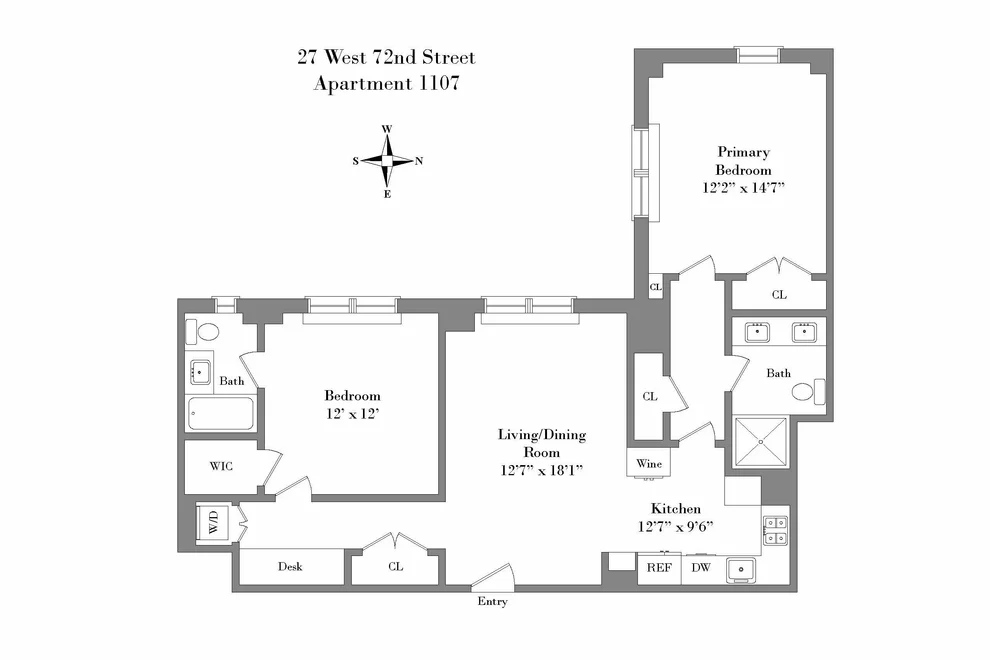 Unit for sale at 27 W 72ND Street, Manhattan, NY 10023