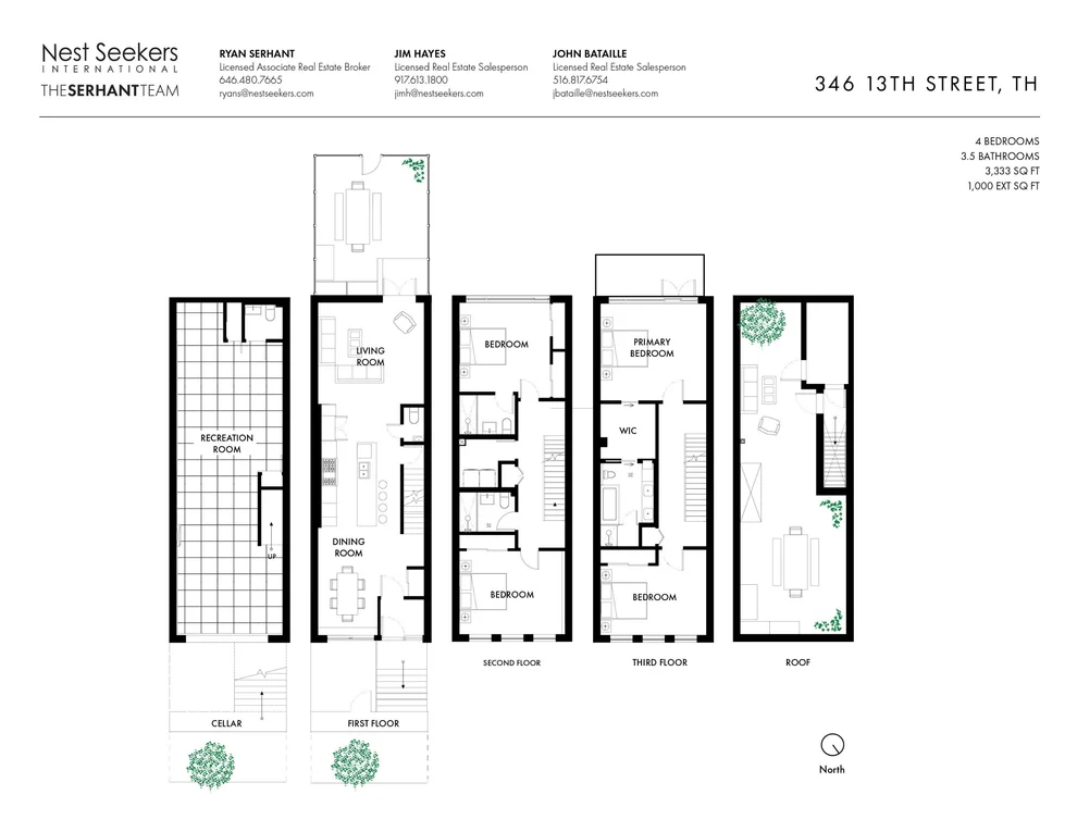 Unit for sale at 346B 13th Street, Brooklyn, NY 11215