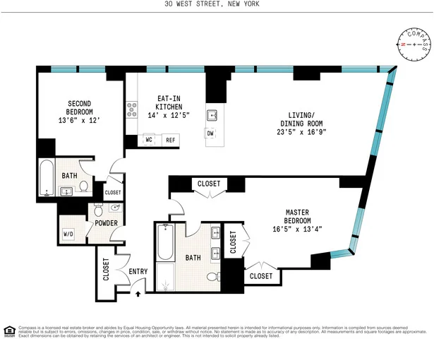 Unit for sale at 30 West Street, Manhattan, NY 10004