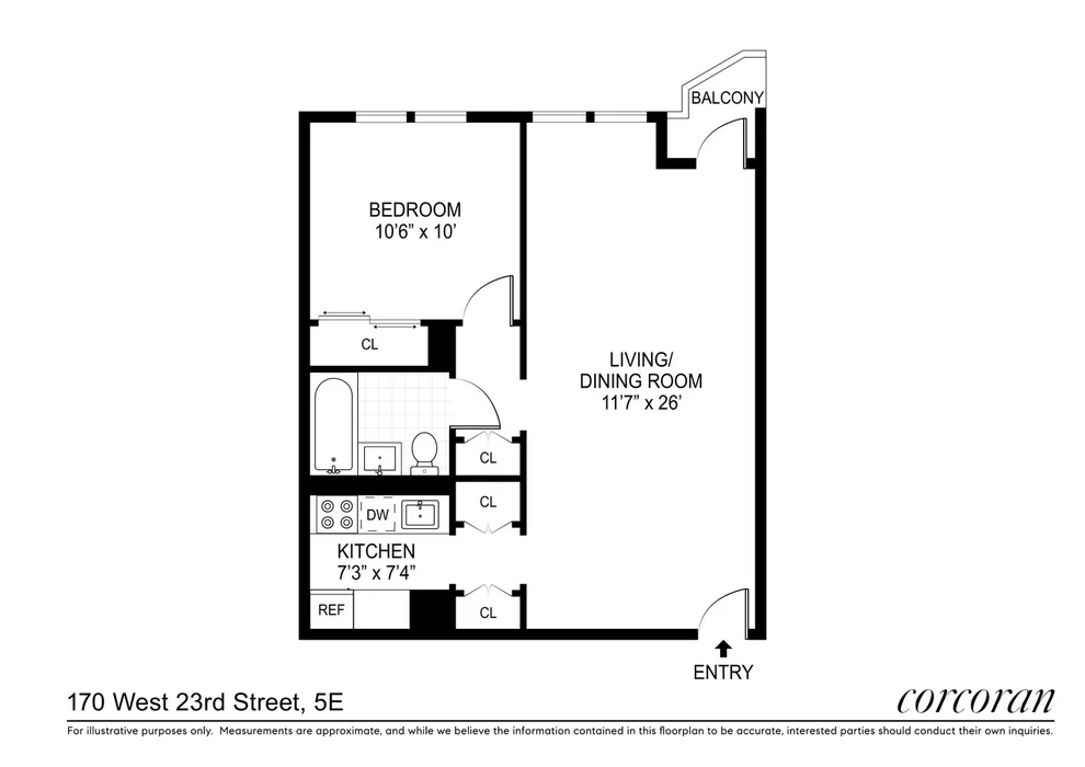 Unit for sale at 170 W 23RD Street, Manhattan, NY 10011