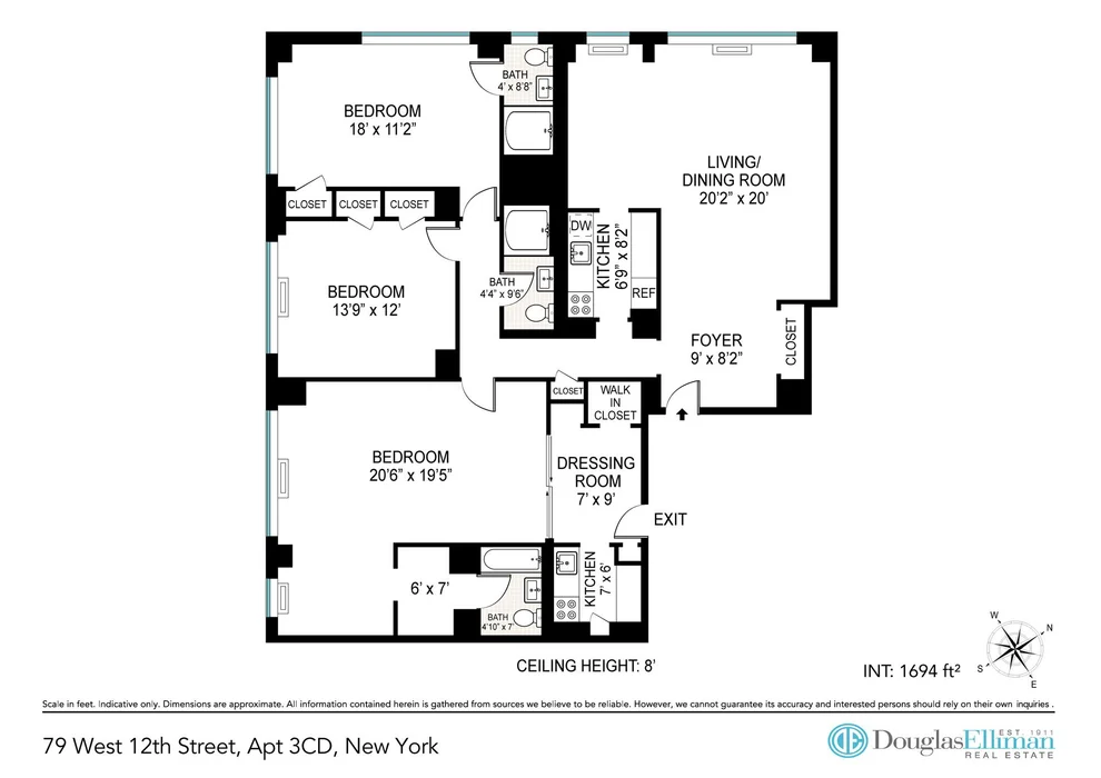 Unit for sale at 79 W 12th Street, Manhattan, NY 10011