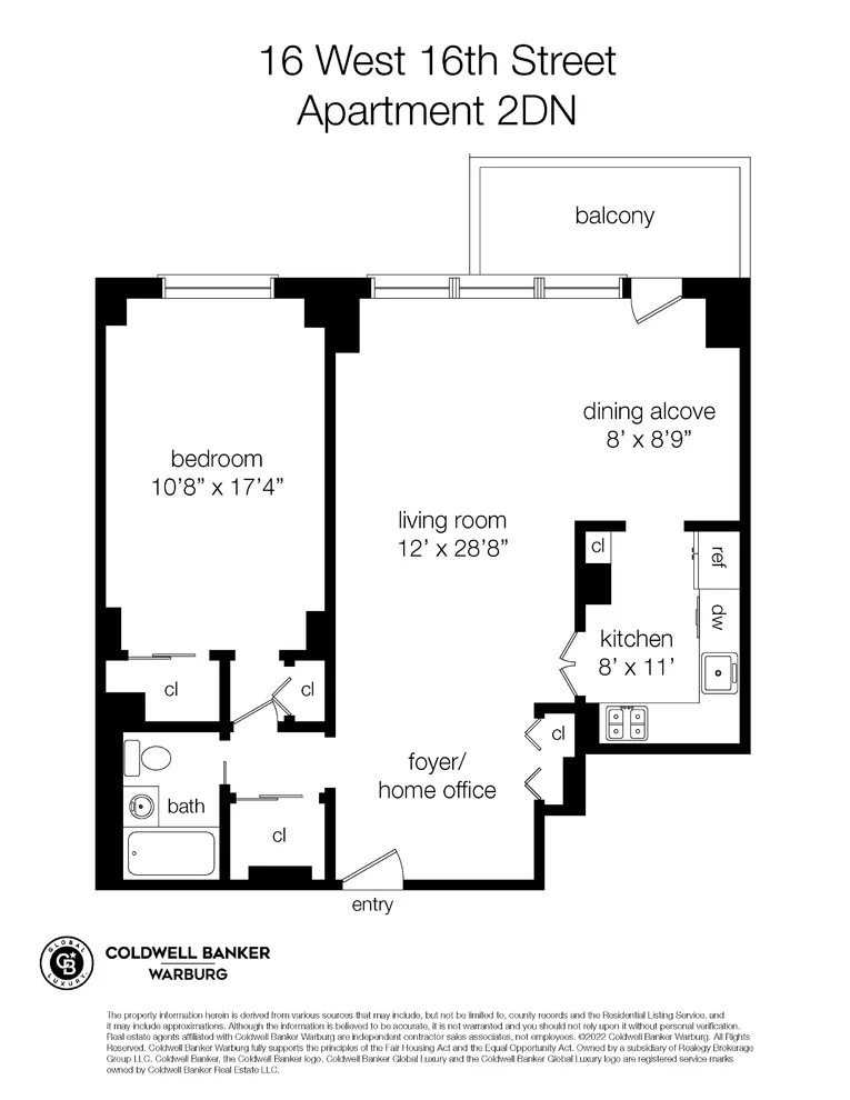 Unit for sale at 16 W 16TH Street, Manhattan, NY 10011