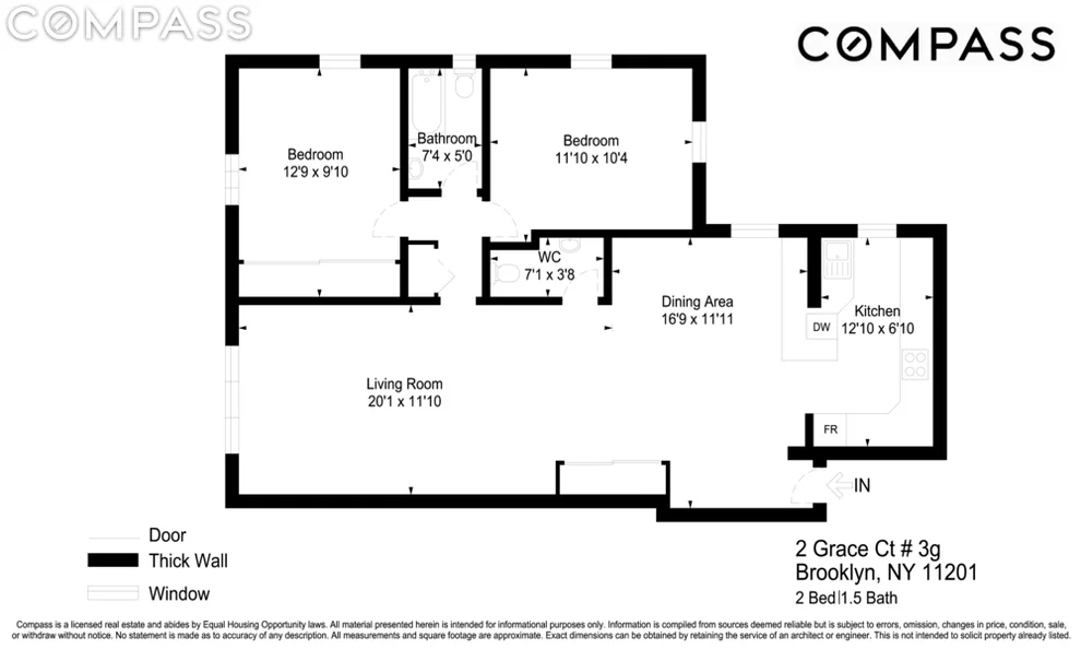 Unit for sale at 2 Grace Court, Brooklyn, NY 11201