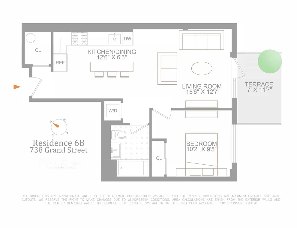 Unit for sale at 738 GRAND Street, Brooklyn, NY 11211