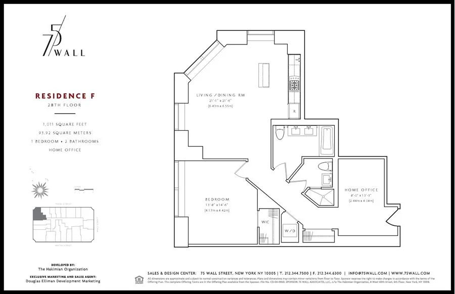 Unit for sale at 75 Wall Street, Manhattan, NY 10005