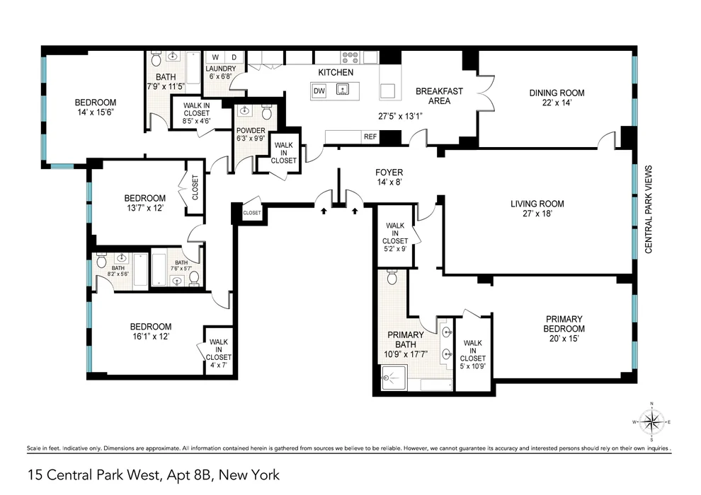 Unit for sale at 15 Central Park W, Manhattan, NY 10023