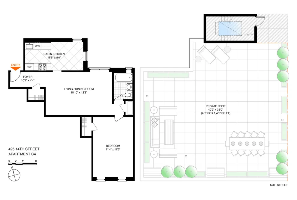 Unit for sale at 425 14TH Street, Brooklyn, NY 11215