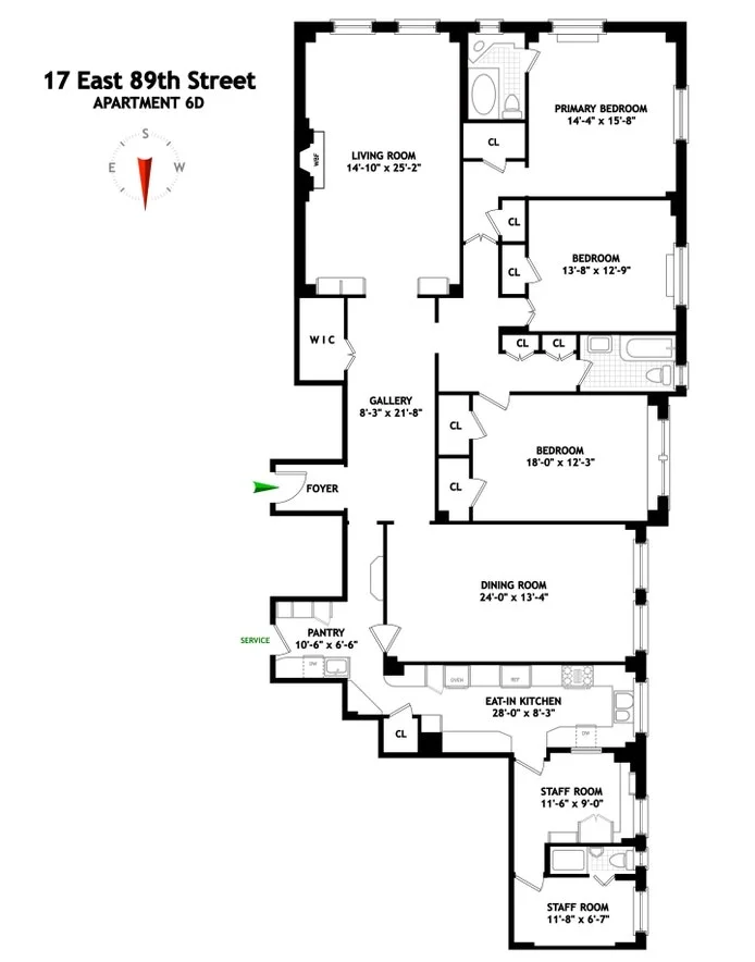 Unit for sale at 17 E 89TH Street, Manhattan, NY 10128