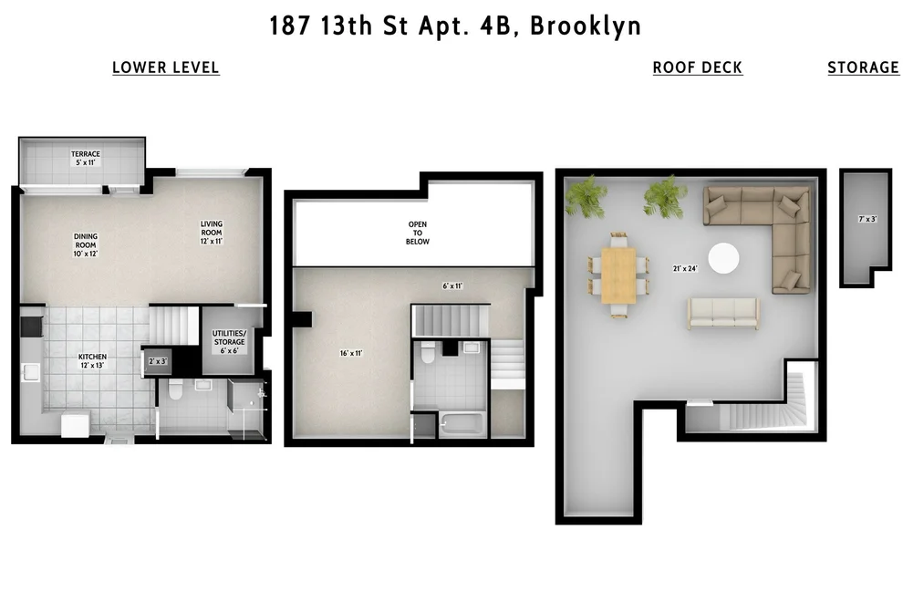 Unit for sale at 187 13TH Street, Brooklyn, NY 11215