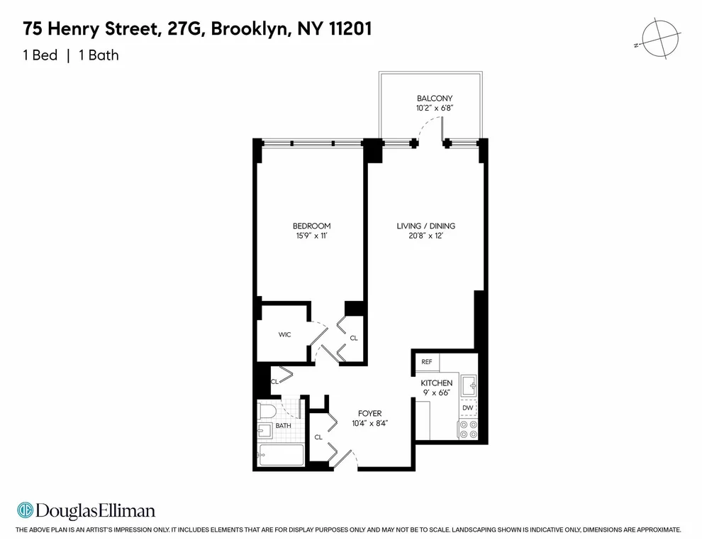 Unit for sale at 75 HENRY Street, Brooklyn, NY 11201