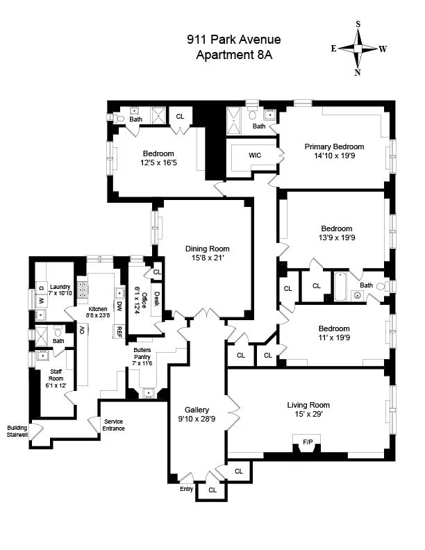 Unit for sale at 911 PARK Avenue, Manhattan, NY 10075