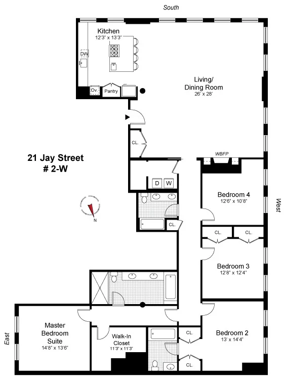 Unit for sale at 21 JAY Street, Manhattan, NY 10013