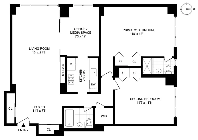 Unit for sale at 77 7TH Avenue, Manhattan, NY 10011