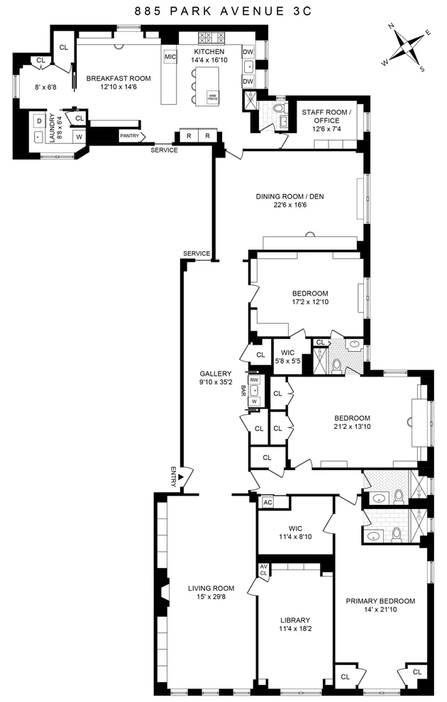 Unit for sale at 885 PARK Avenue, Manhattan, NY 10075