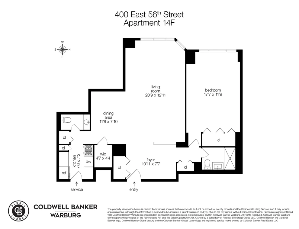 Unit for sale at 400 E 56TH Street, Manhattan, NY 10022