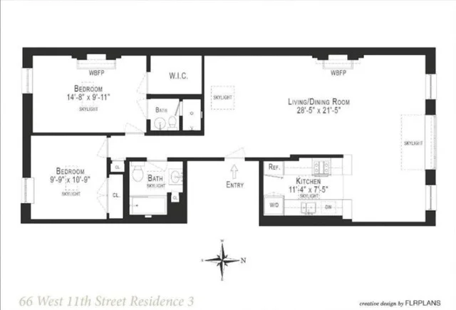 Unit for sale at 66 W 11th Street, Manhattan, NY 10011