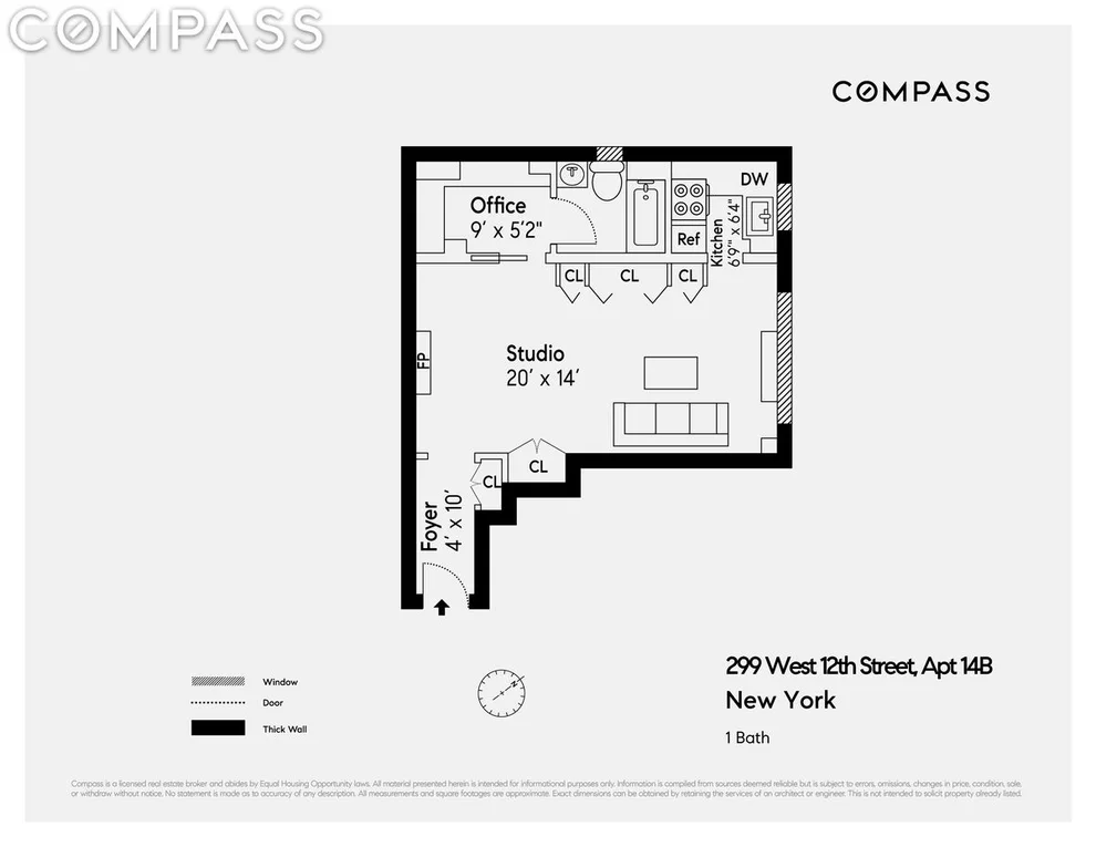 Unit for sale at 299 W 12th Street, Manhattan, NY 10014