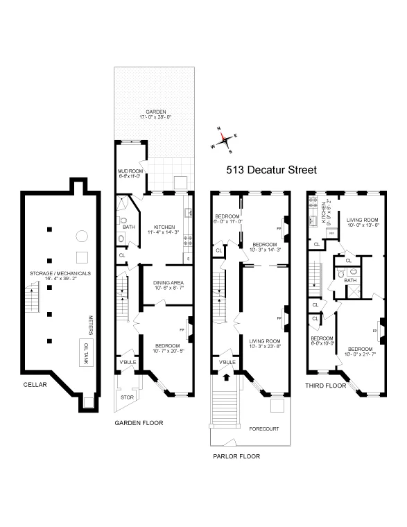 Unit for sale at 513 Decatur Street, Brooklyn, NY 11233