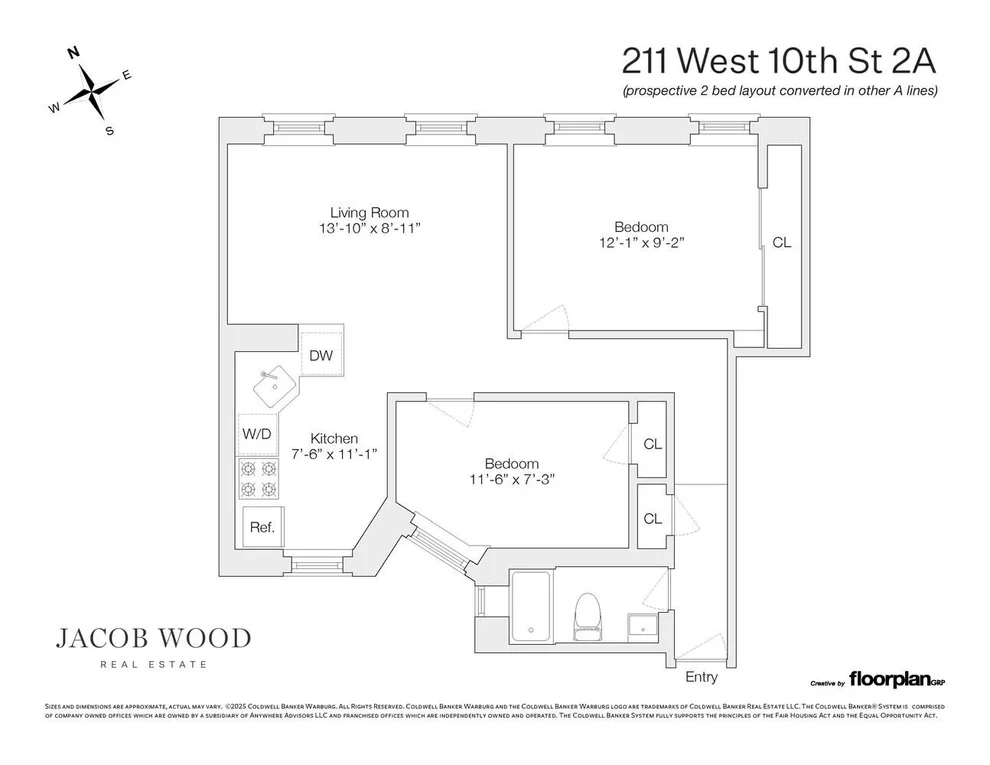 Unit for sale at 211 W 10TH Street, Manhattan, NY 10014