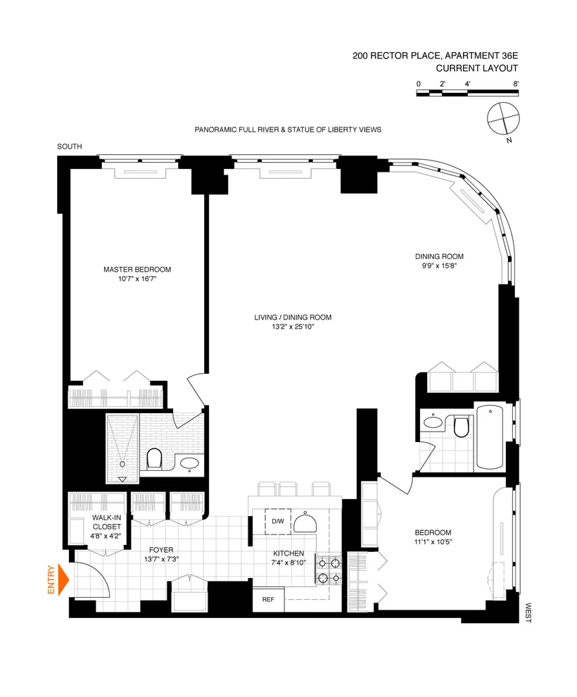 Unit for sale at 200 RECTOR Place, Manhattan, NY 10280