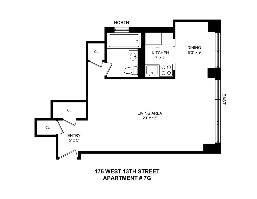 Unit for sale at 175 W 13TH Street, Manhattan, NY 10011