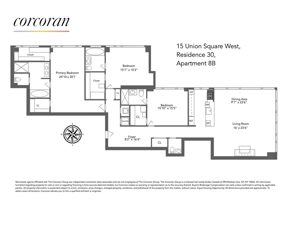 Unit for sale at 15 UNION Square W, Manhattan, NY 10003