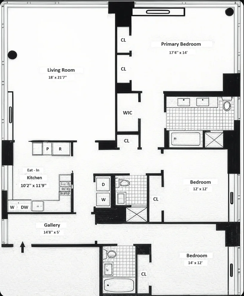 Unit for sale at 80 Riverside Boulevard, Manhattan, NY 10069