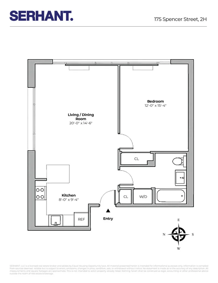 Unit for sale at 175 SPENCER Street, Brooklyn, NY 11205