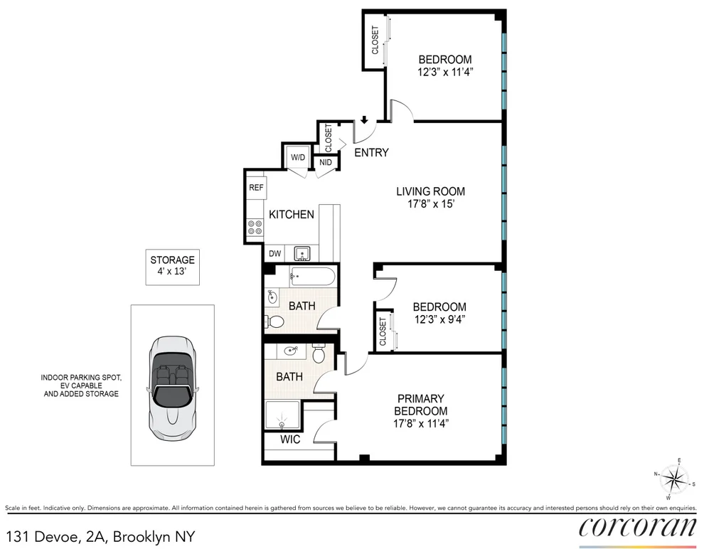 Unit for sale at 131 DEVOE Street, Brooklyn, NY 11211