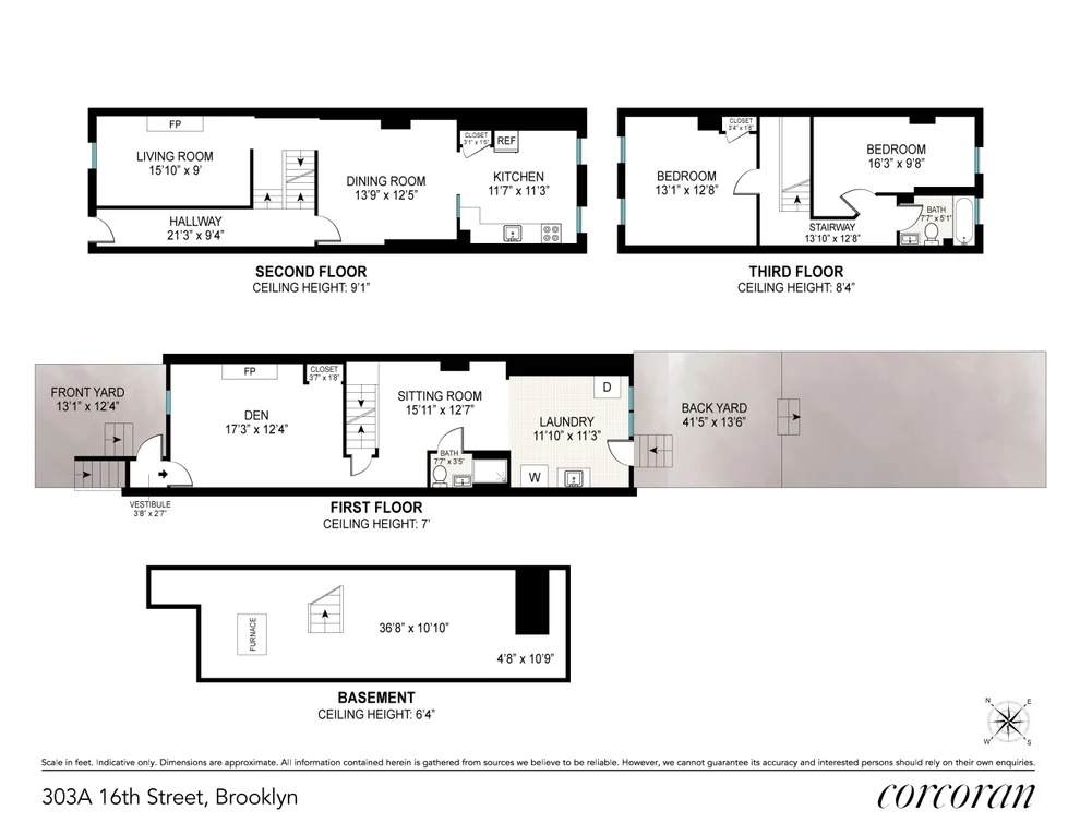 Unit for sale at 303A 16TH Street, Brooklyn, NY 11215
