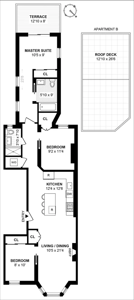 Unit for sale at 434 PROSPECT Place, Brooklyn, NY 11238