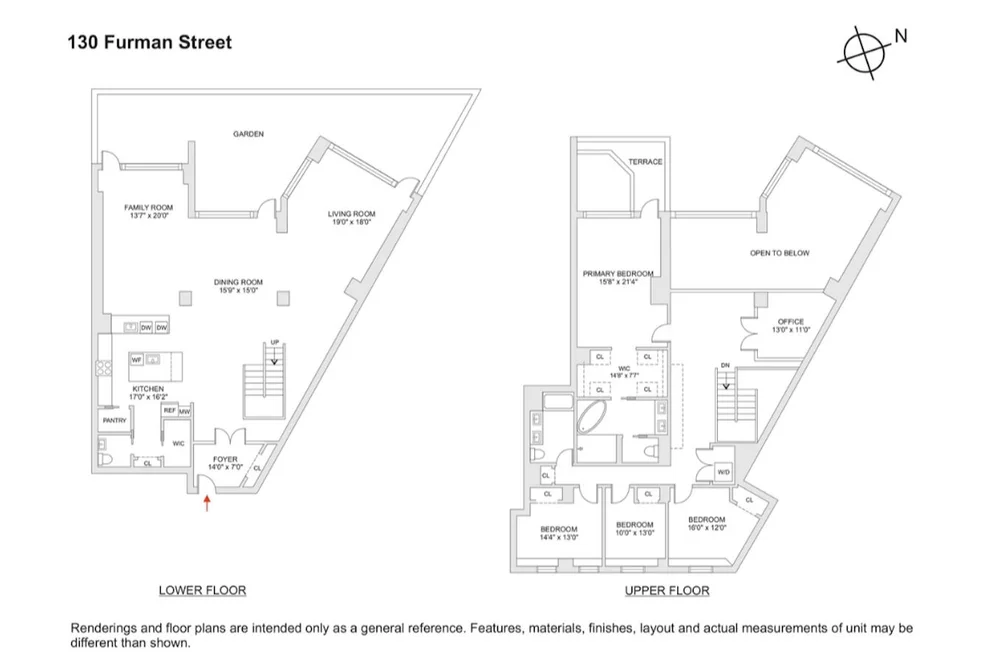 Unit for sale at 130 Furman Street, Brooklyn, NY 11201
