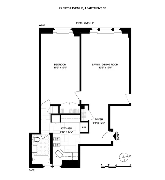 Unit for sale at 25 5TH Avenue, Manhattan, NY 10003